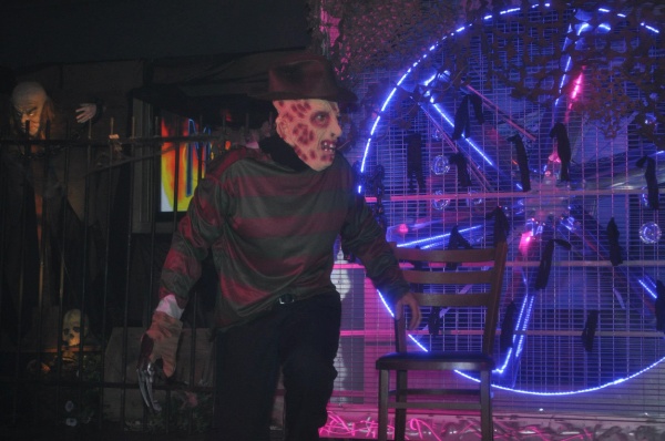 Halloween stripper Freddy Krueger