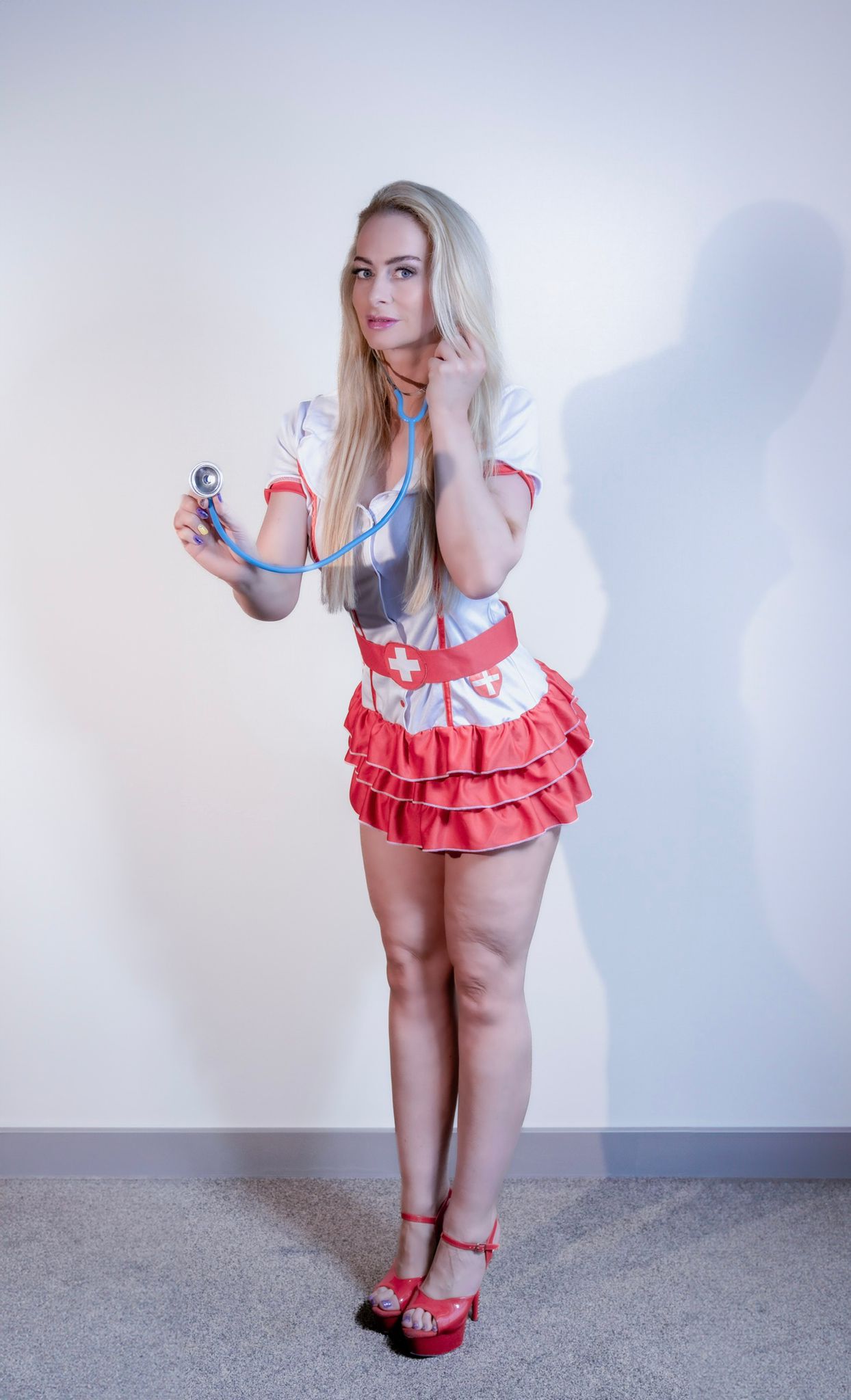 Verpleegster striptease