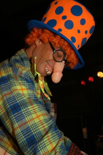 Clown stripper Jeffrey