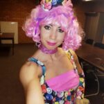 Clown striptease Michele