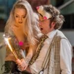 Comic con striptease show