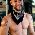 stripper Dennis als cowboy