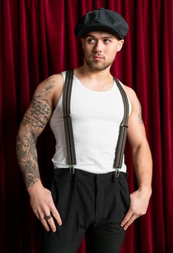 Stripper Ferdi als peaky blinder